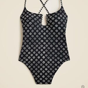 J Crew U-wire One-Piece Black and White